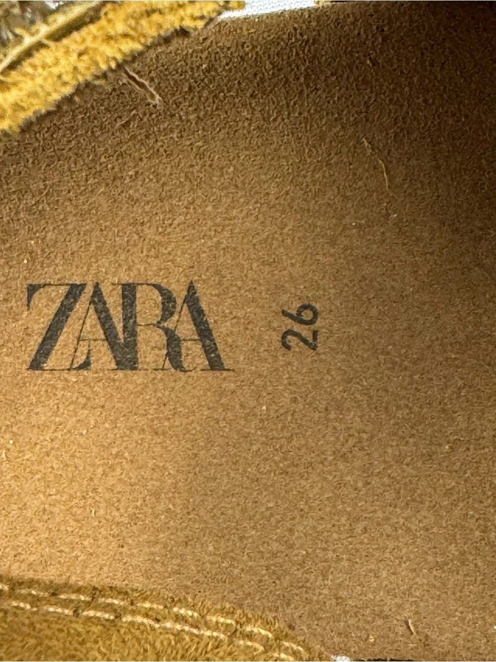 Zara‎ Faux Suede Little Boy Sandals Size 26